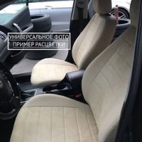 Чехлы Автопилот Алькантара на Kia Carnival 8 мест с 2020+ Чехлы Автопилот Алькантара на Kia Carnival 8 мест с 2020+